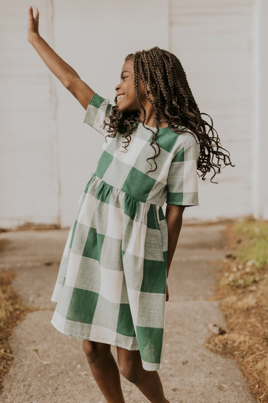 Mini Maddie Buffalo Plaid Dress