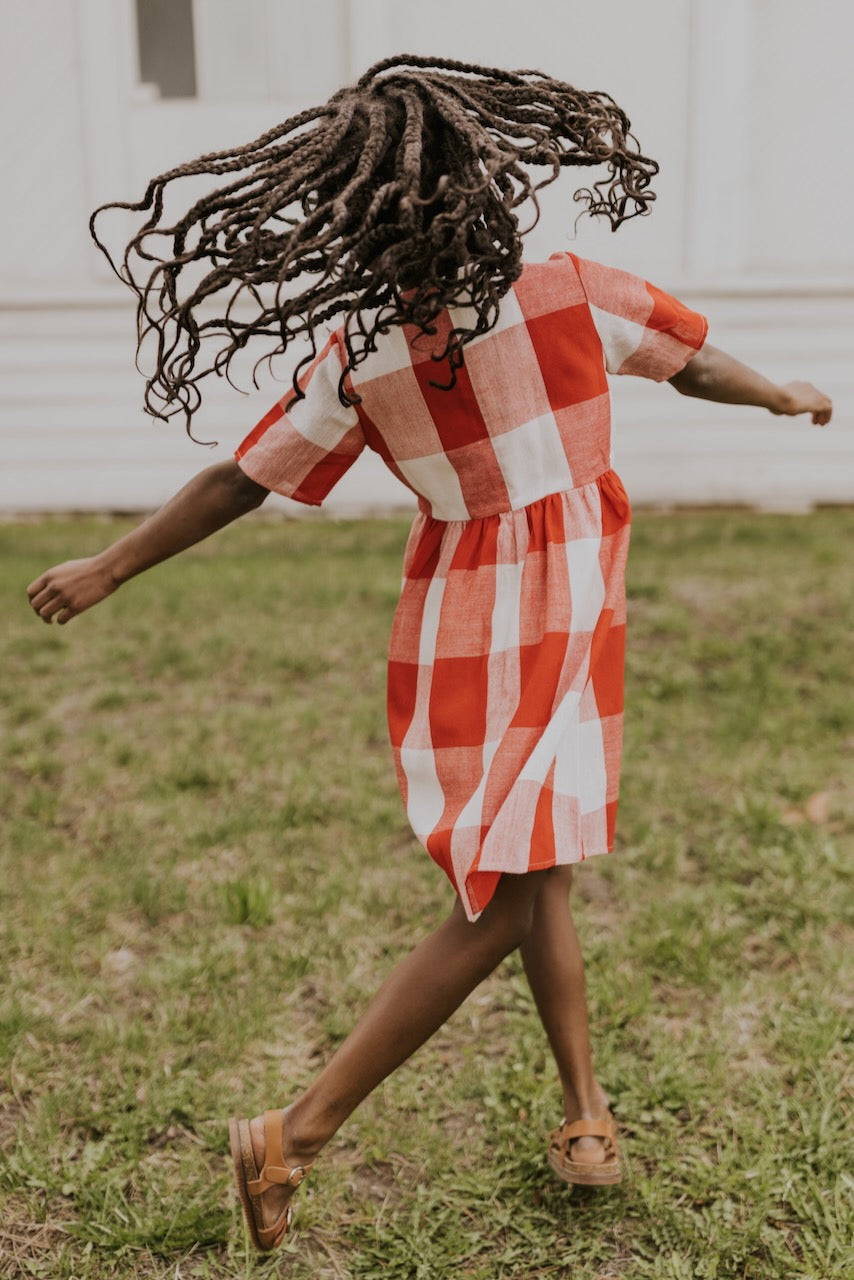 Mini Maddie Buffalo Plaid Dress