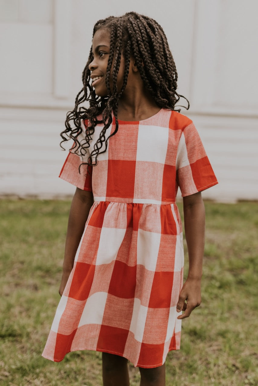 Mini Maddie Buffalo Plaid Dress