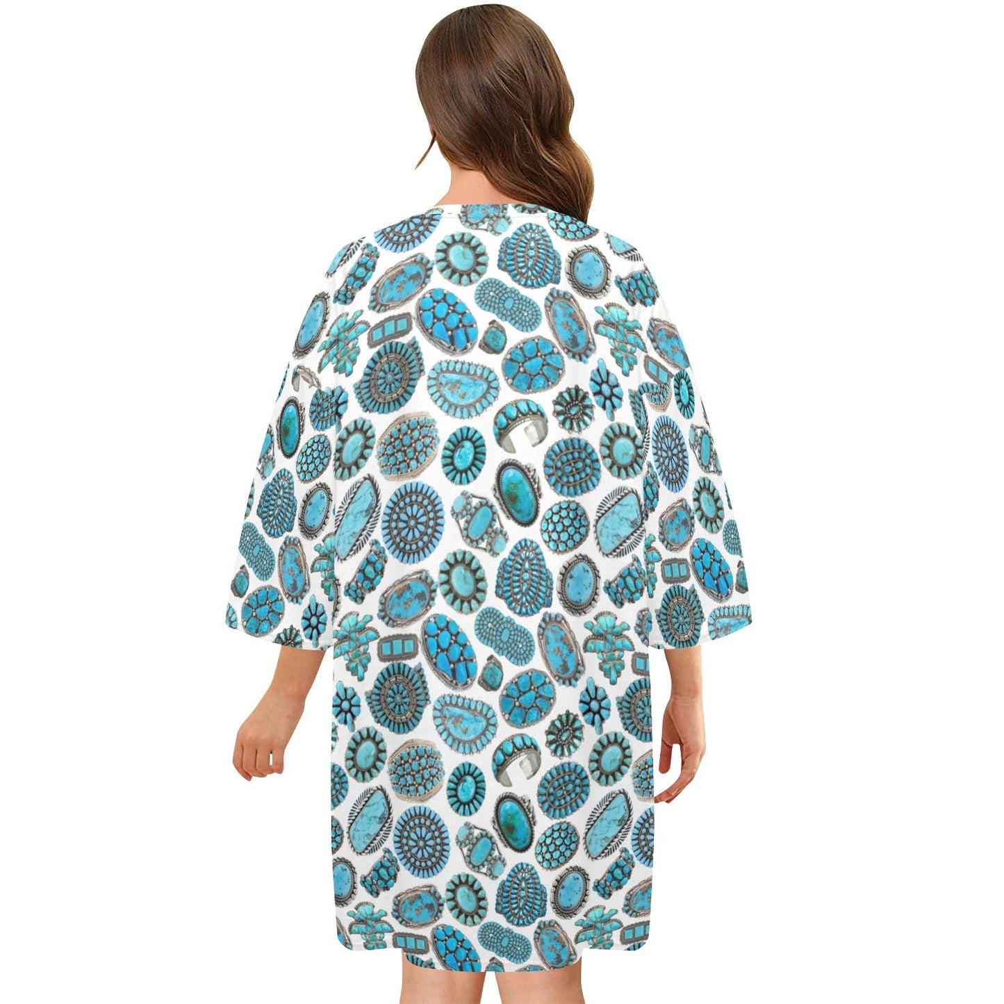 Turquoise Crazy Oversized Sleep Shirt