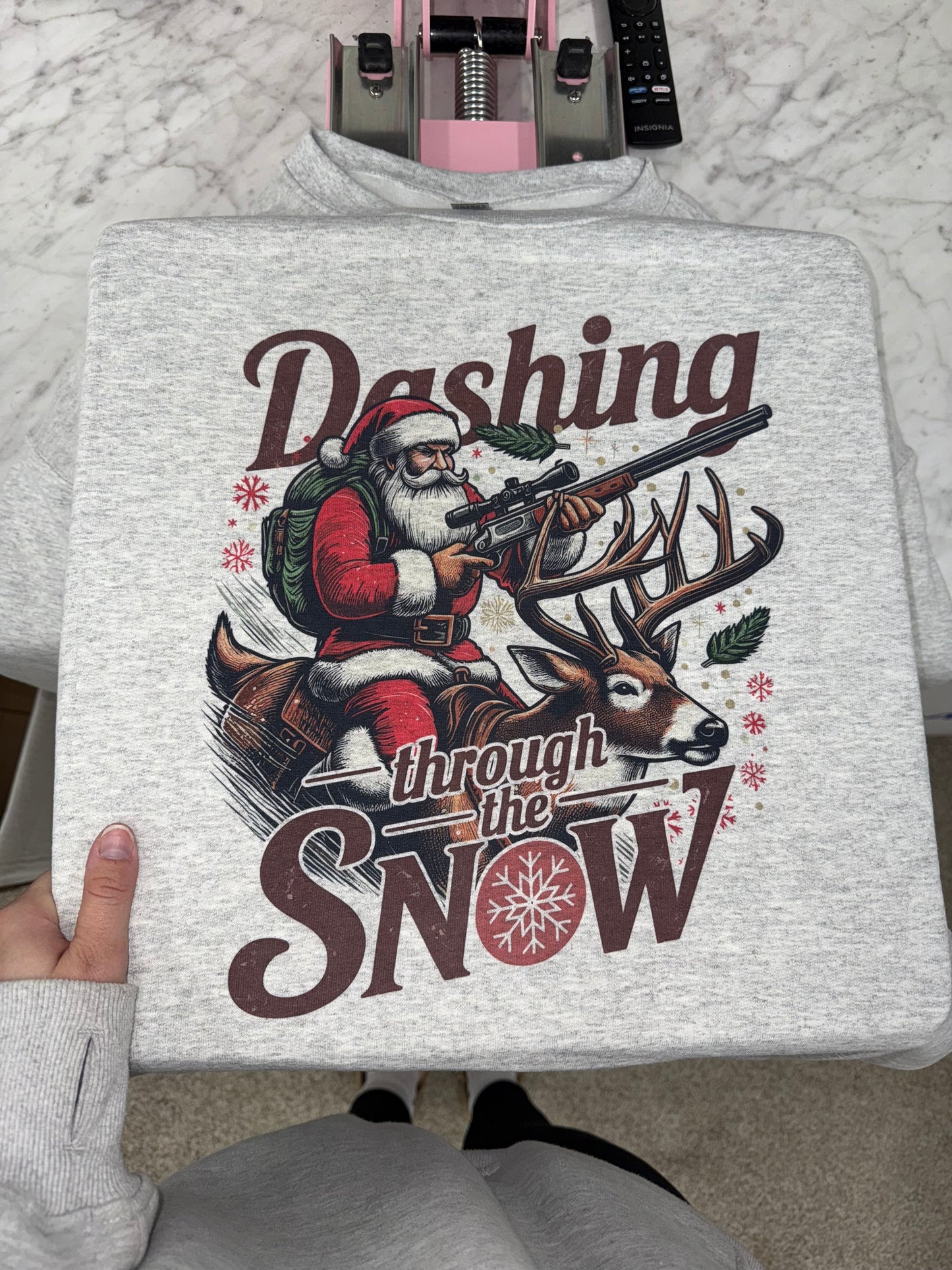 DASHING THROUGH THE SNOW