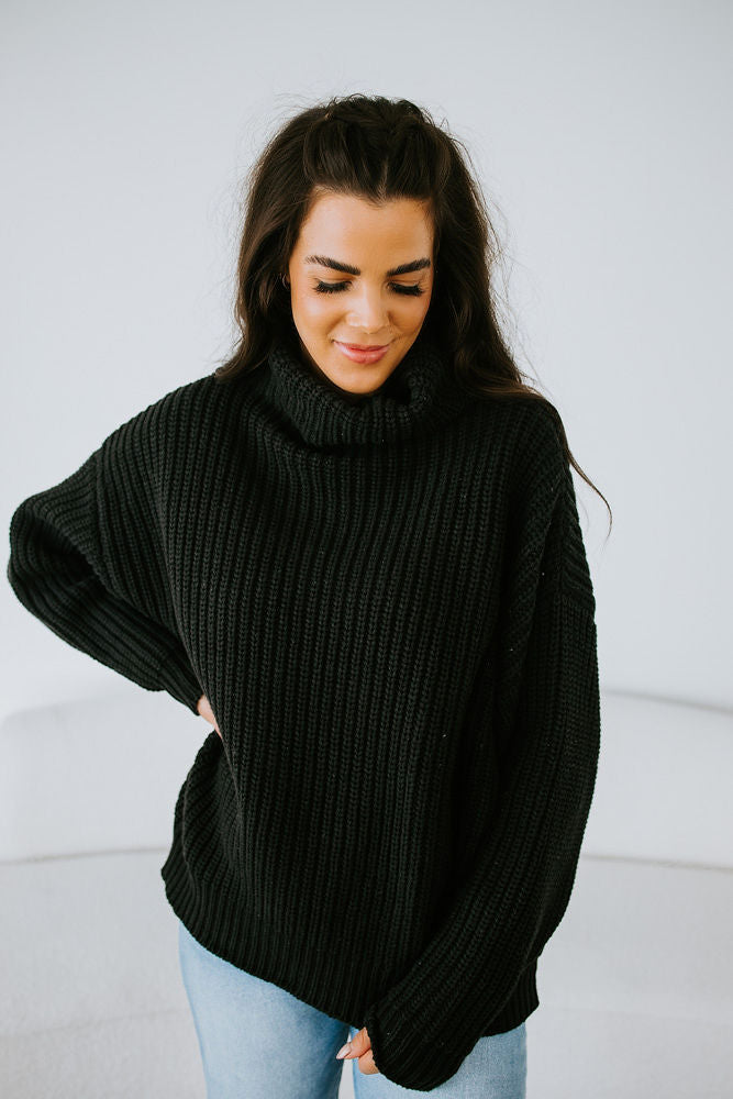 Amherst Funnel Neck Sweater by Lily and Lottie