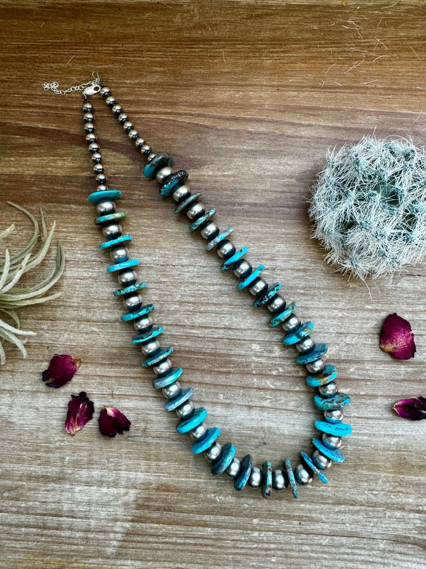 20 inch - NFR collection - sterling silver and turquoise