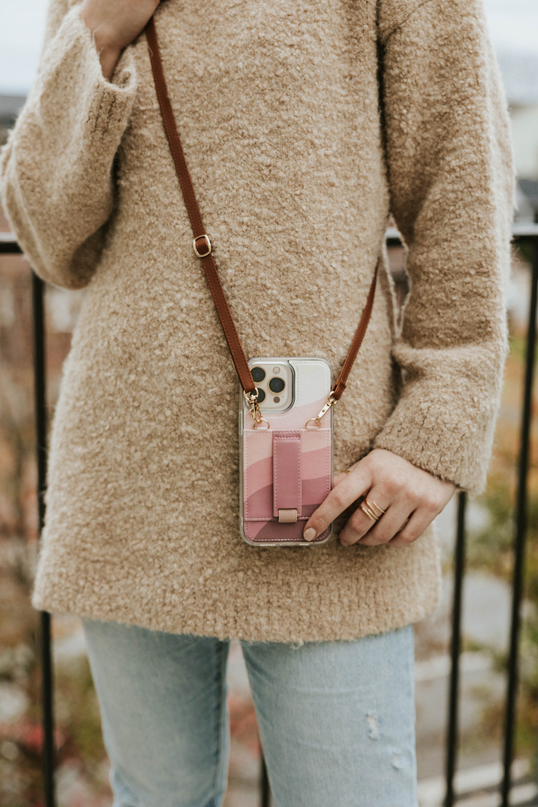 Shades of Plum Purse Case