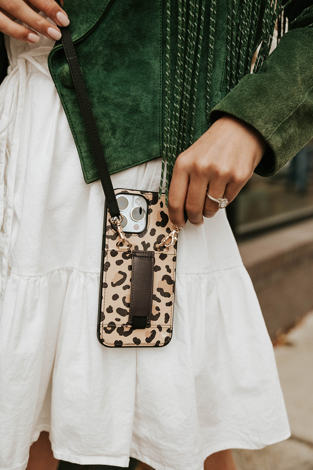 Brown Leopard Purse Case