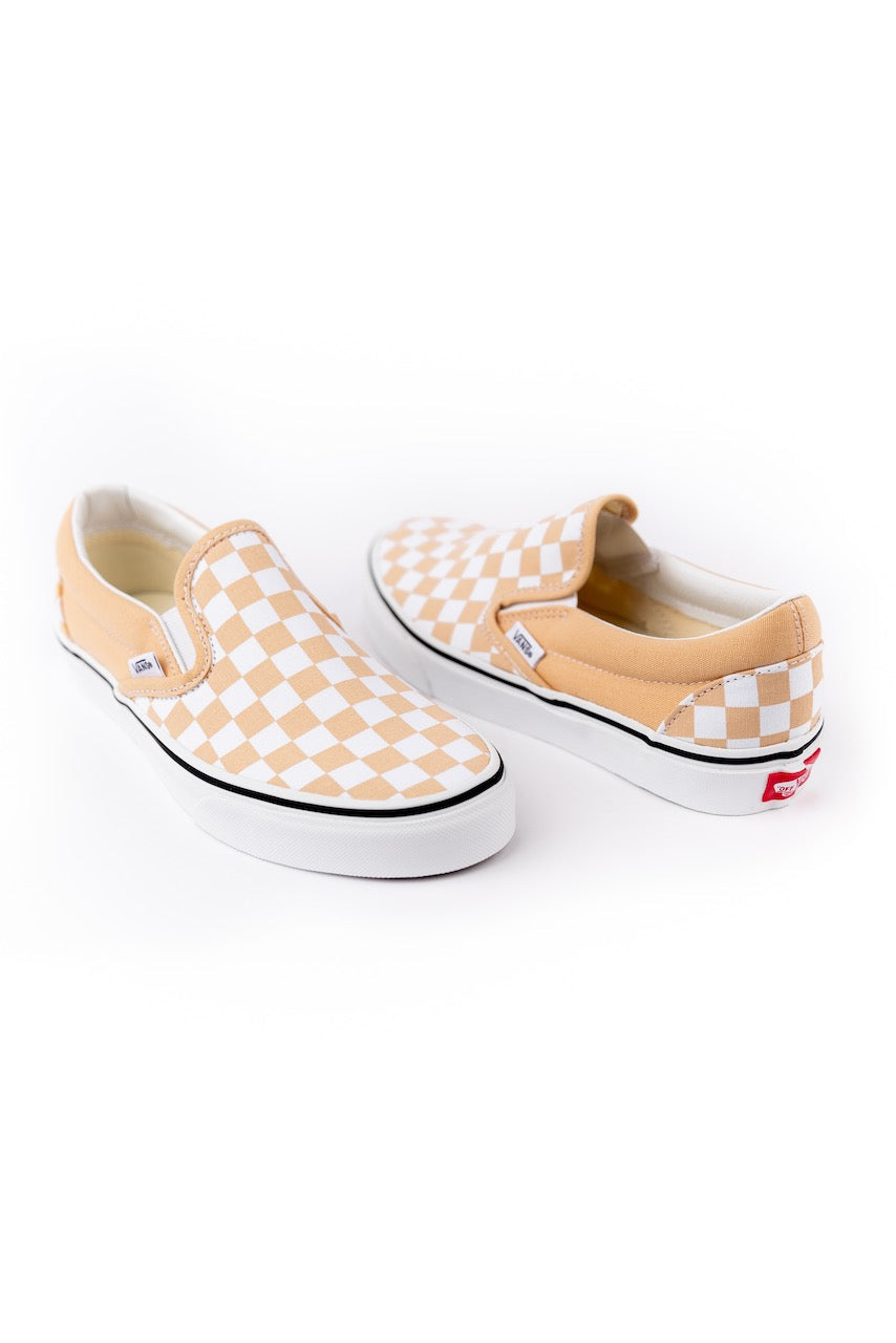 Checkerboard Slip On Vans