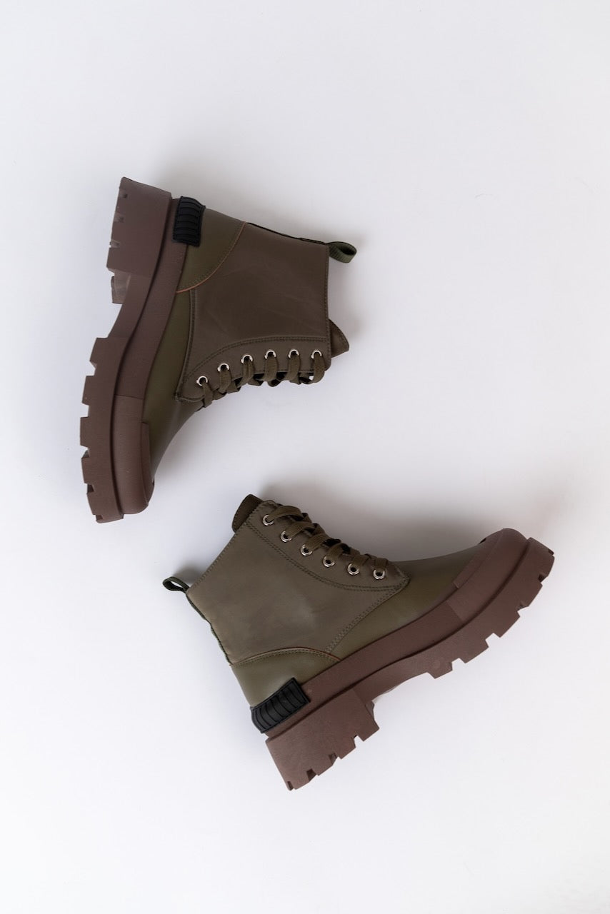 Soldier Lug Sole Booties