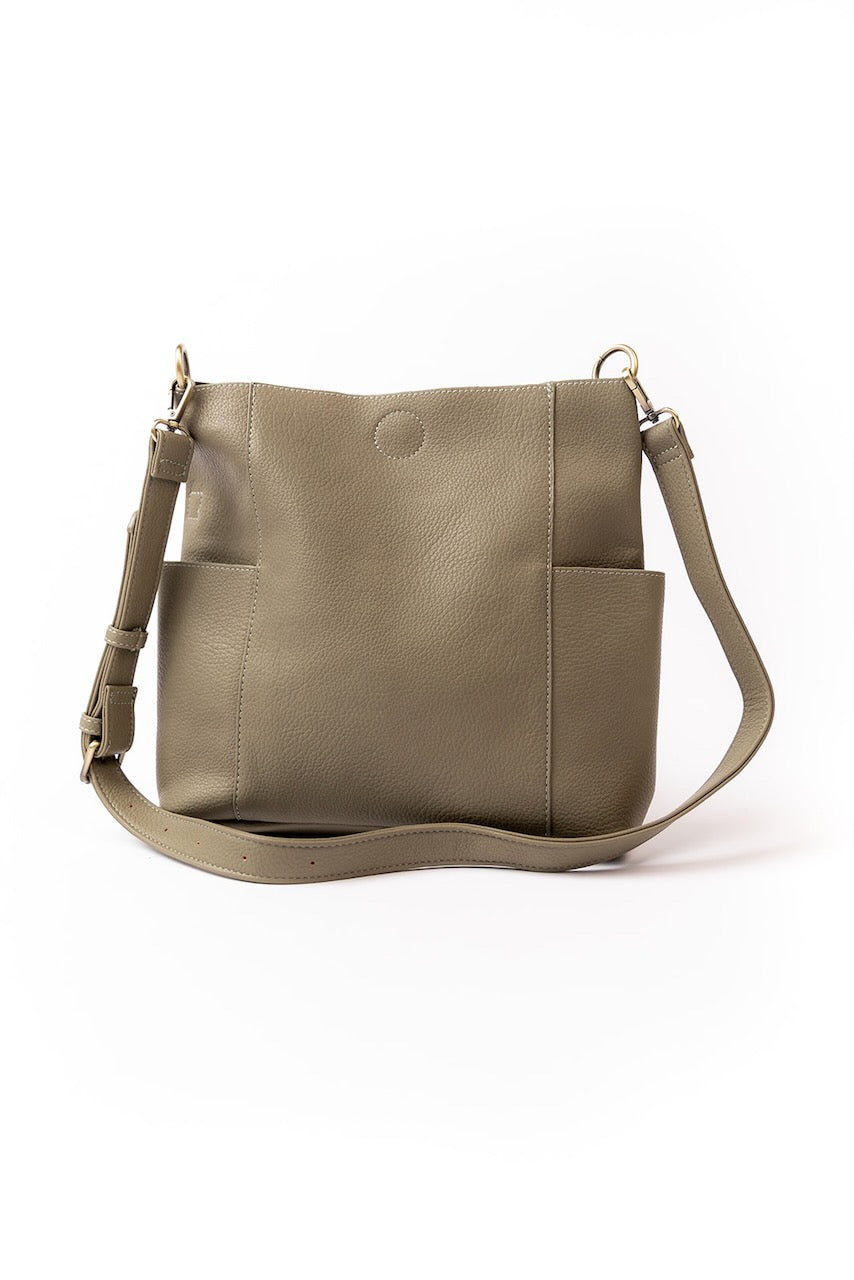 Kayleigh Side Pocket Bucket Bag