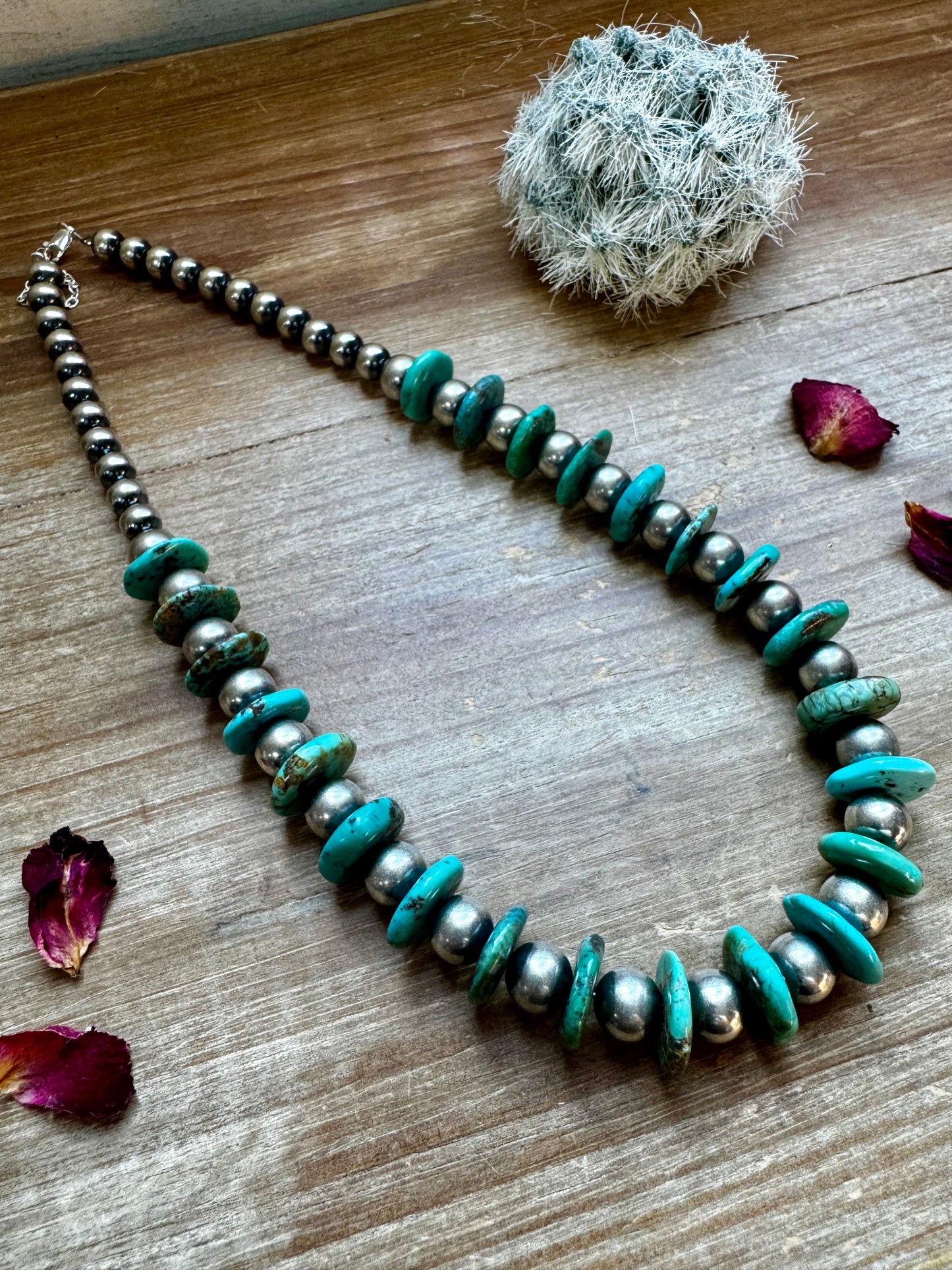 19 inch - NFR collection - sterling silver and turquoise