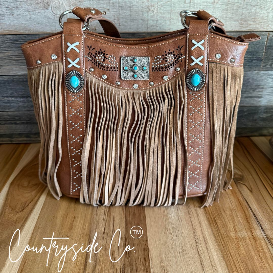 Mia Fringe Concealed Carry Tote