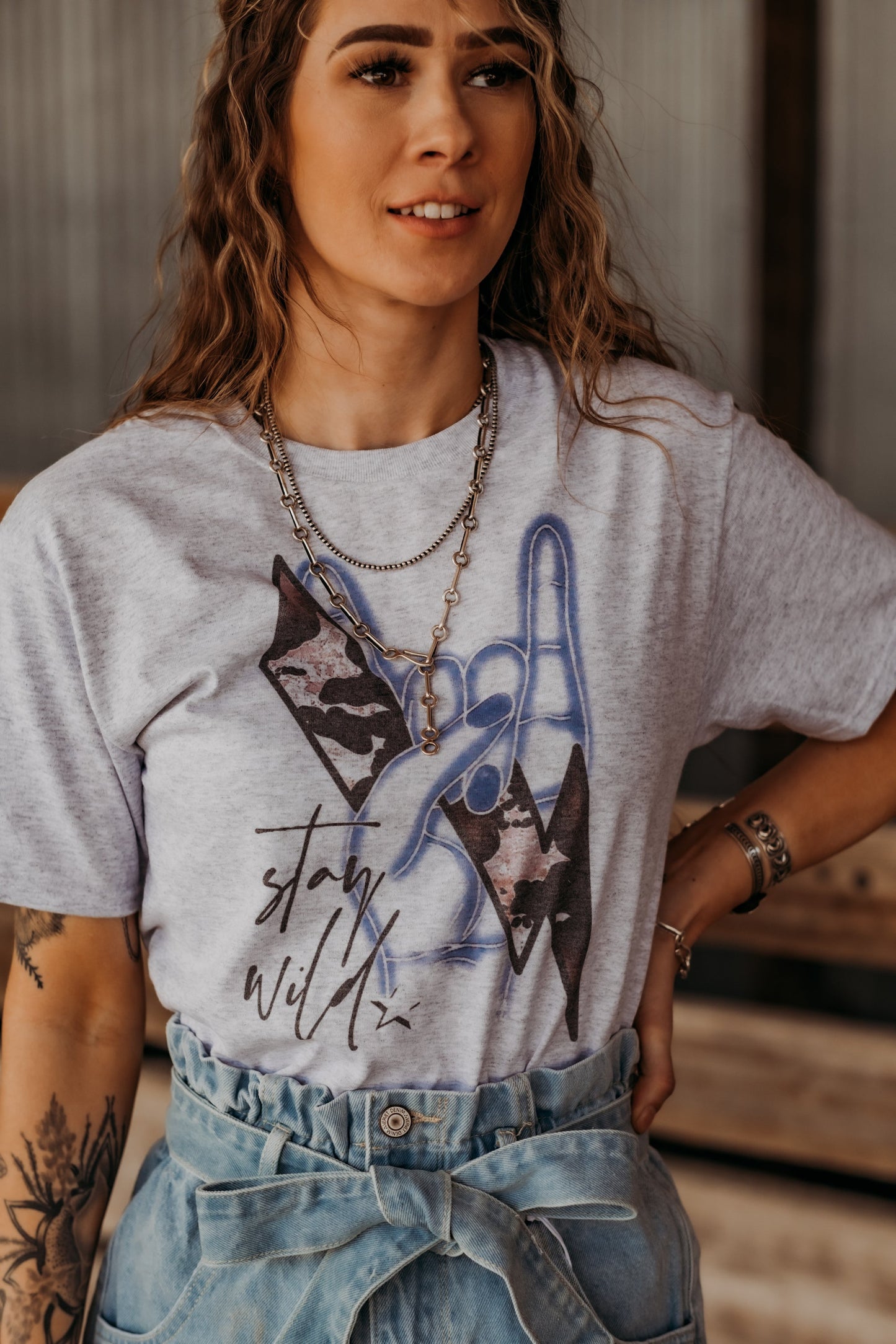 Stay Wild Bolt Graphic Tee