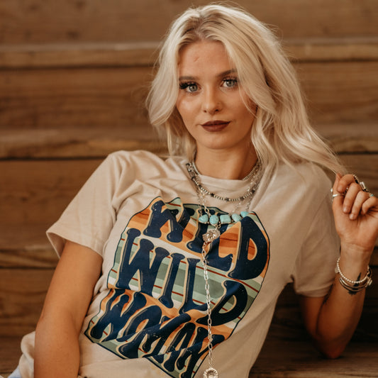 Wild, Wild Woman Western Graphic T-shirt