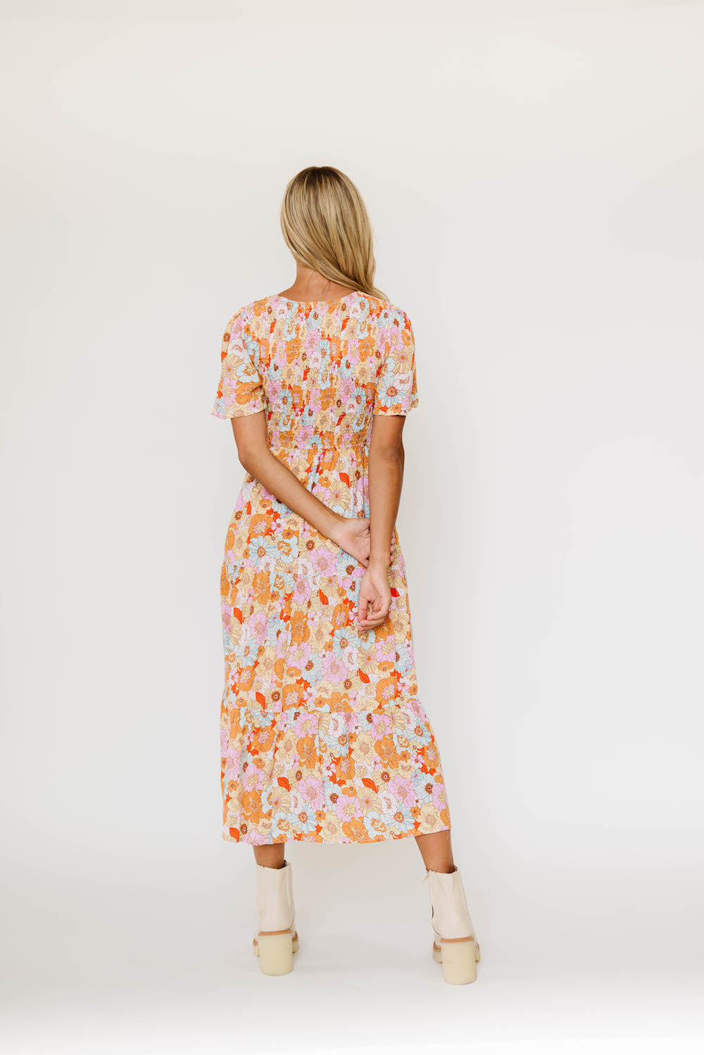 Tayla Dress in Floral Mix