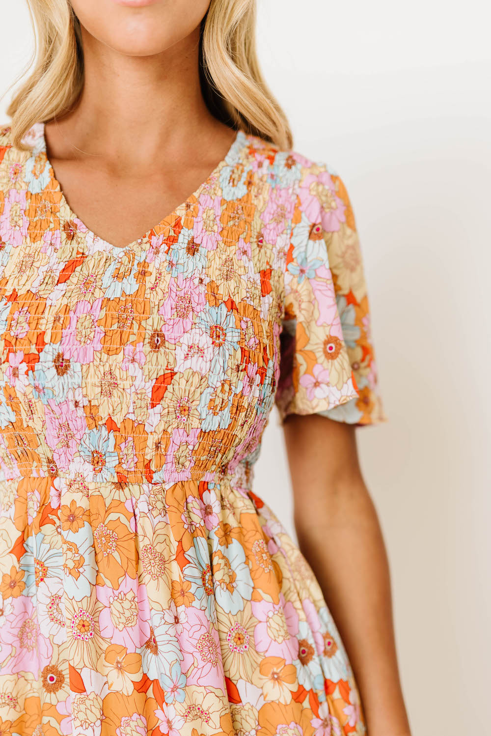 Tayla Dress in Floral Mix