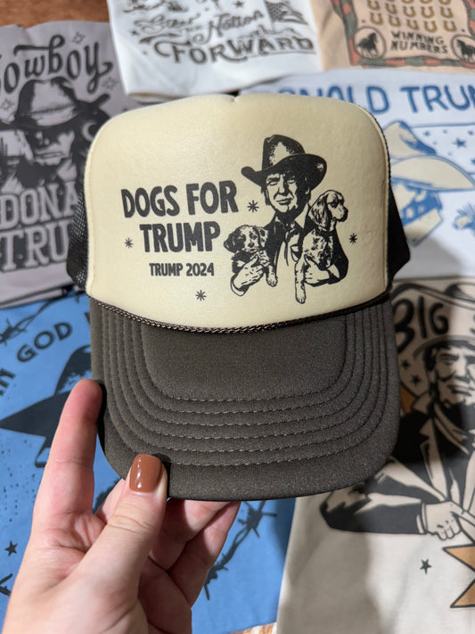 Dogs For Trump Trucker Hat