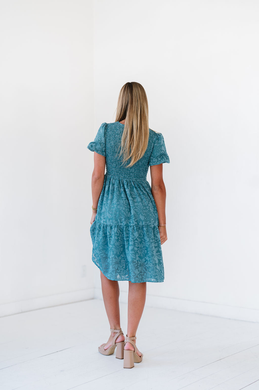 Aurora Dress in Teal