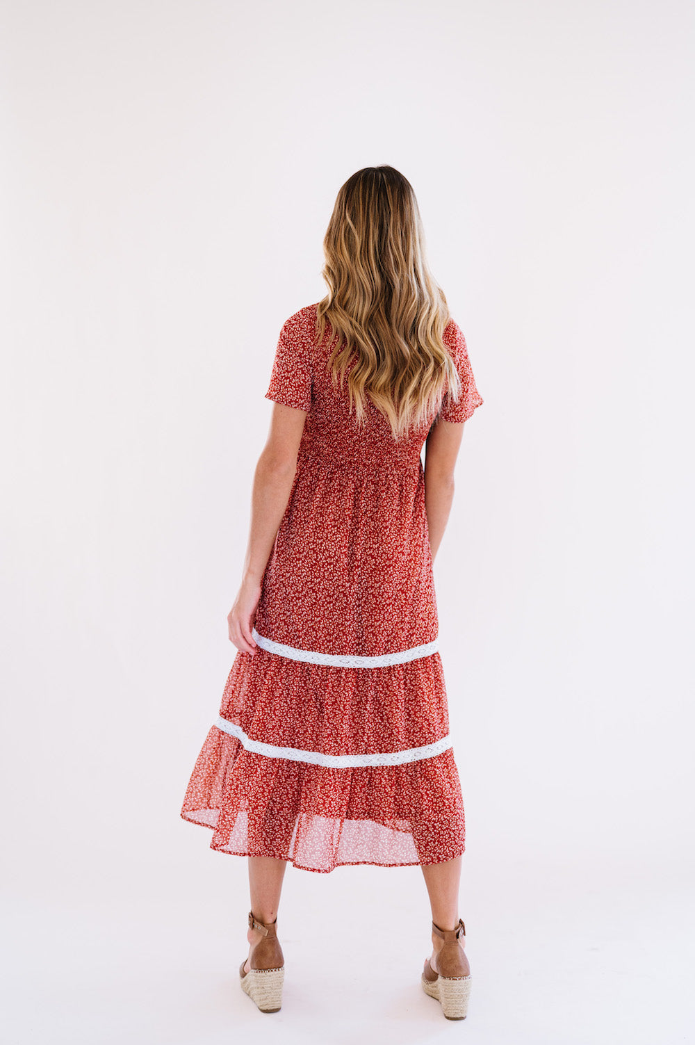 Isla Dress in Red