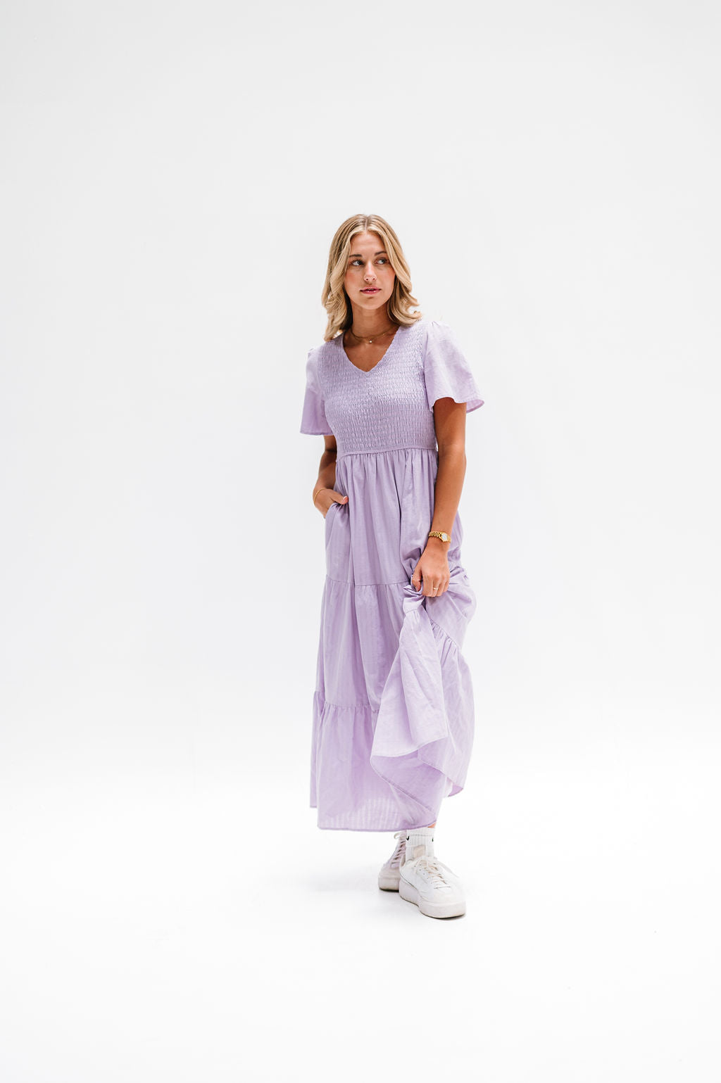 Tayla Dress in Lilac