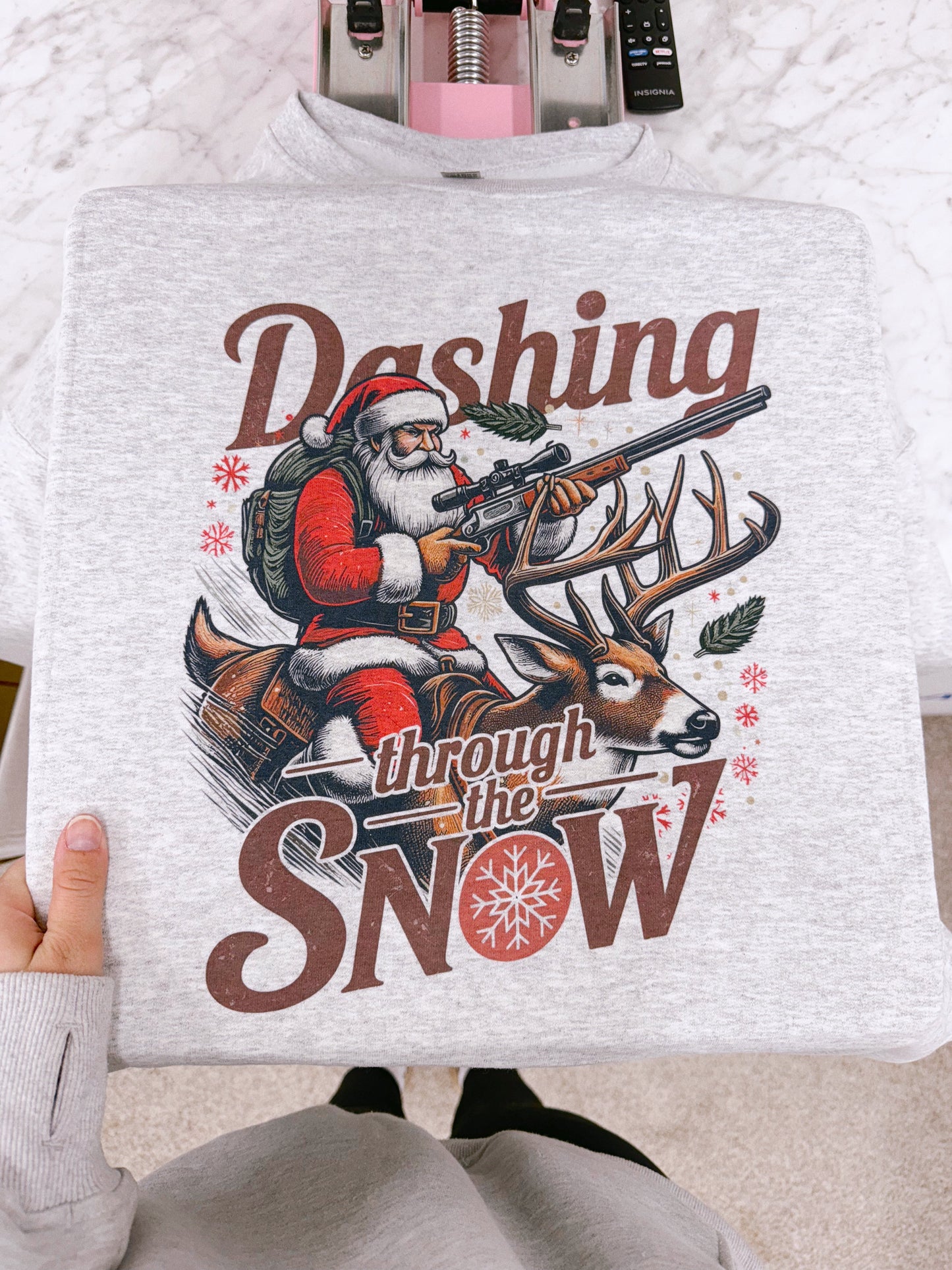 DASHING THROUGH THE SNOW