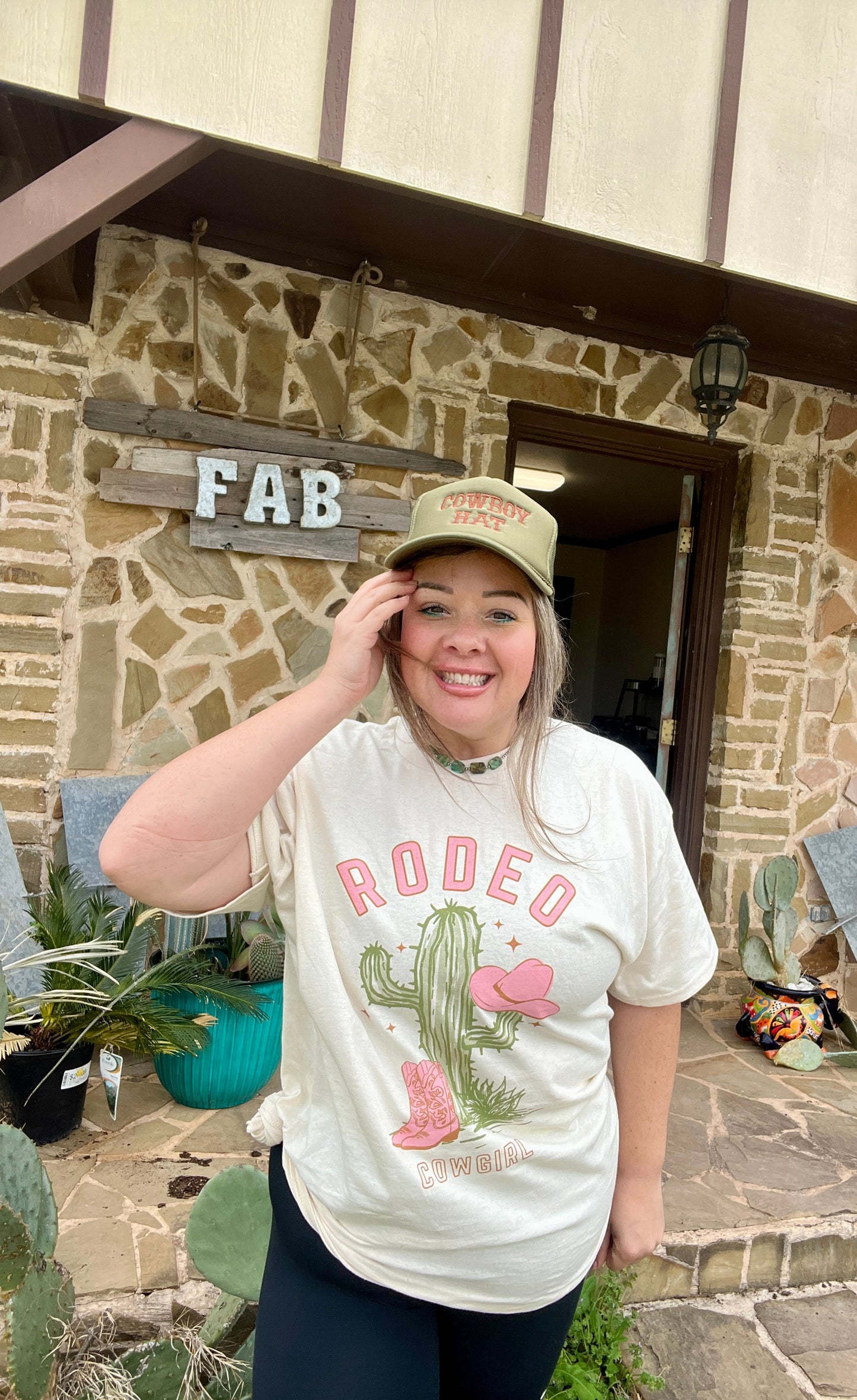 Rodeo Cowgirl Oversized Tee