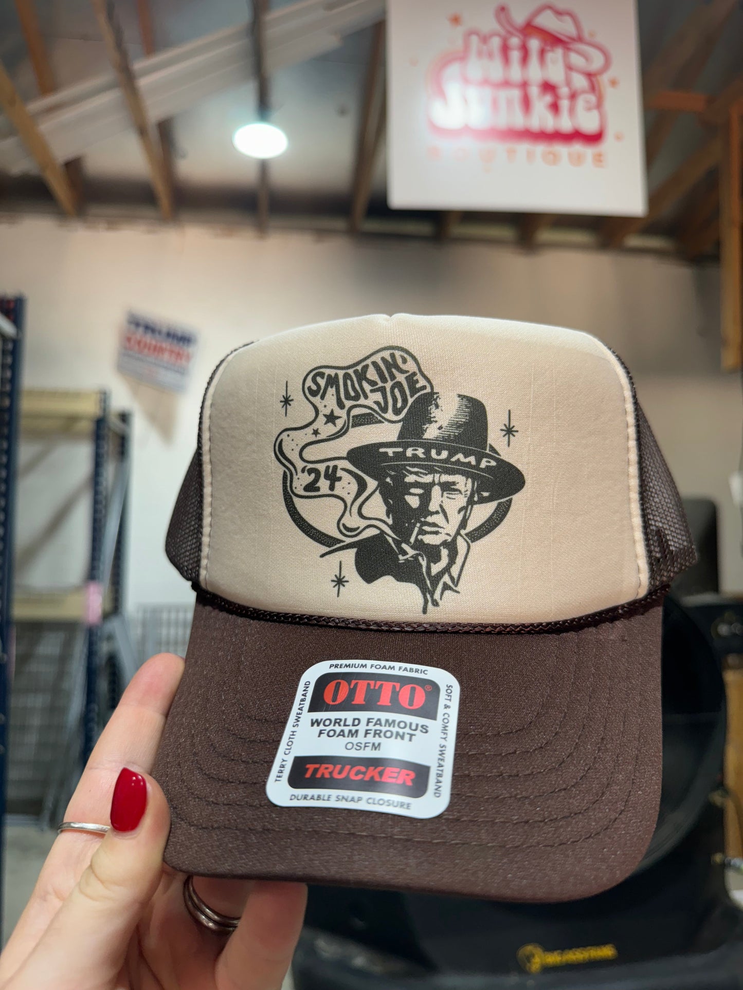 Smokin' Joe Trump Trucker Hat