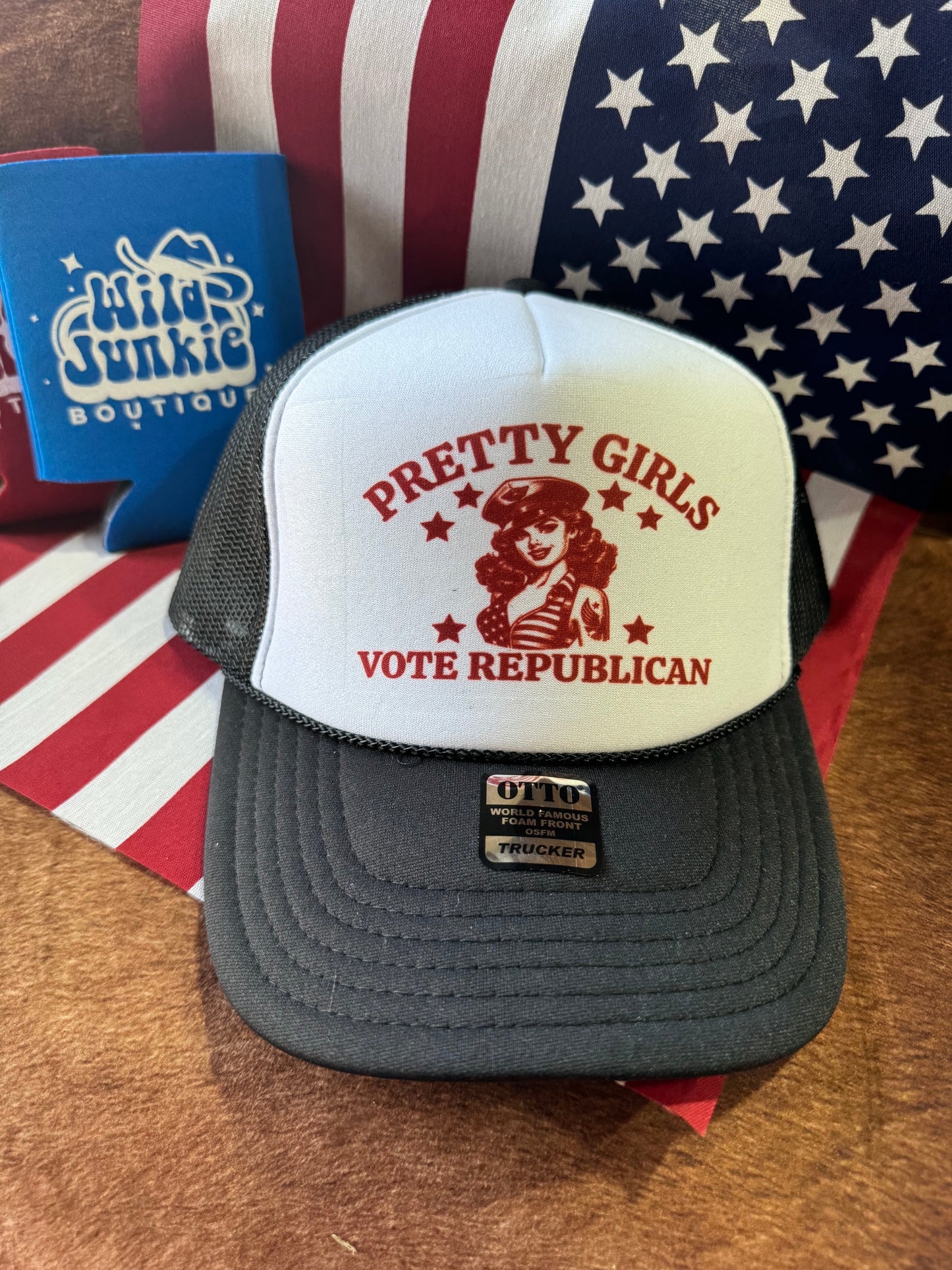 Pretty Girls Vote Republican Trucker Hat