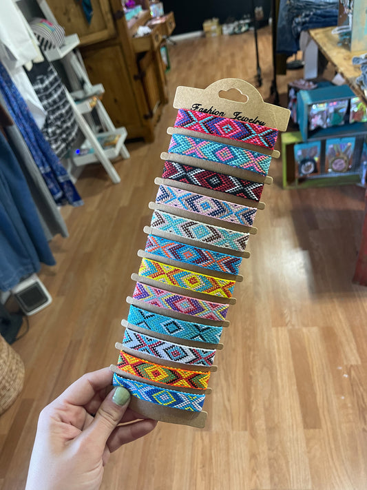 Braided Color Pop Bracelets