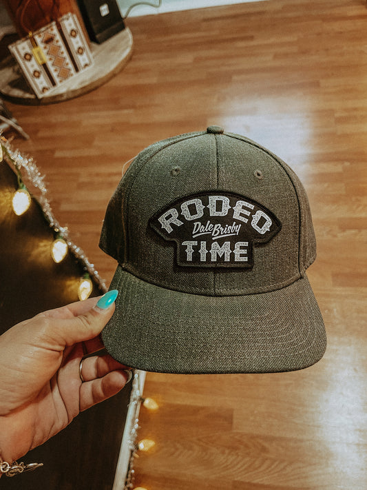 Rodeo Time Grey Flat Brim Hat
