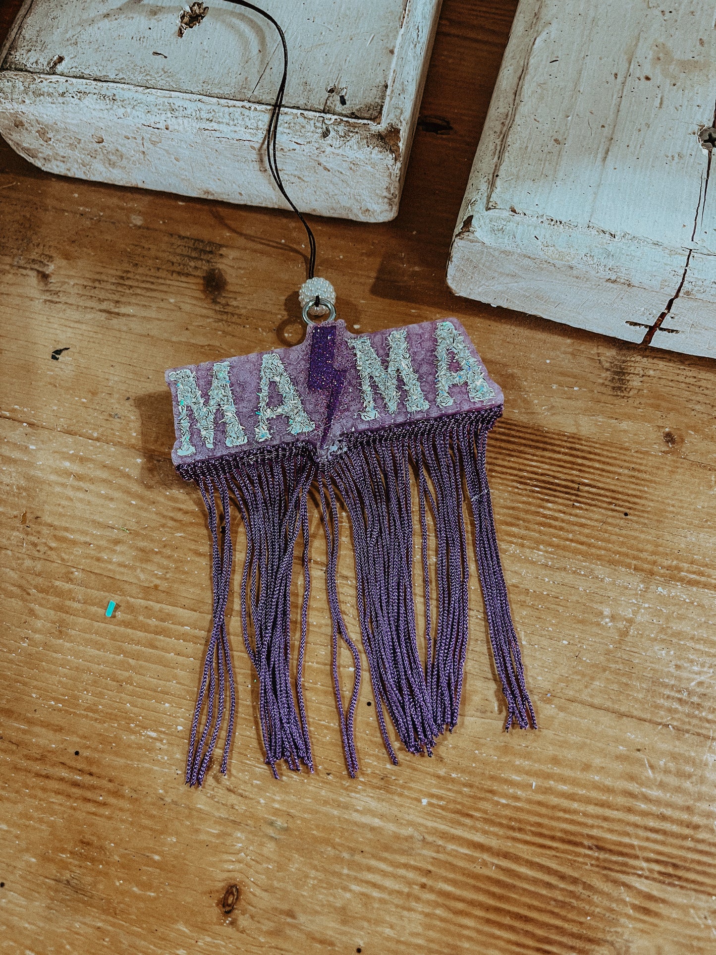 MAMA with Fringe Freshie - Multiple Scents + Colors