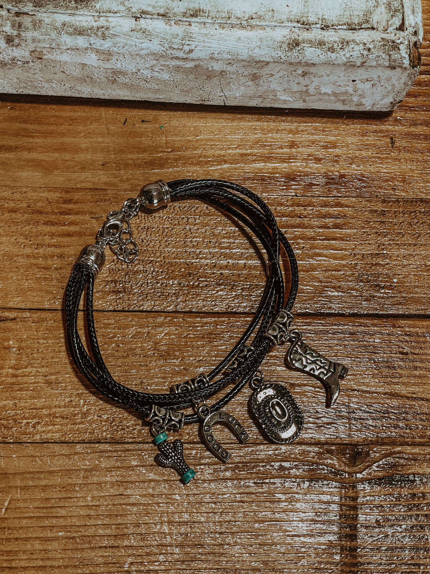 Boho Western Charm Bracelet