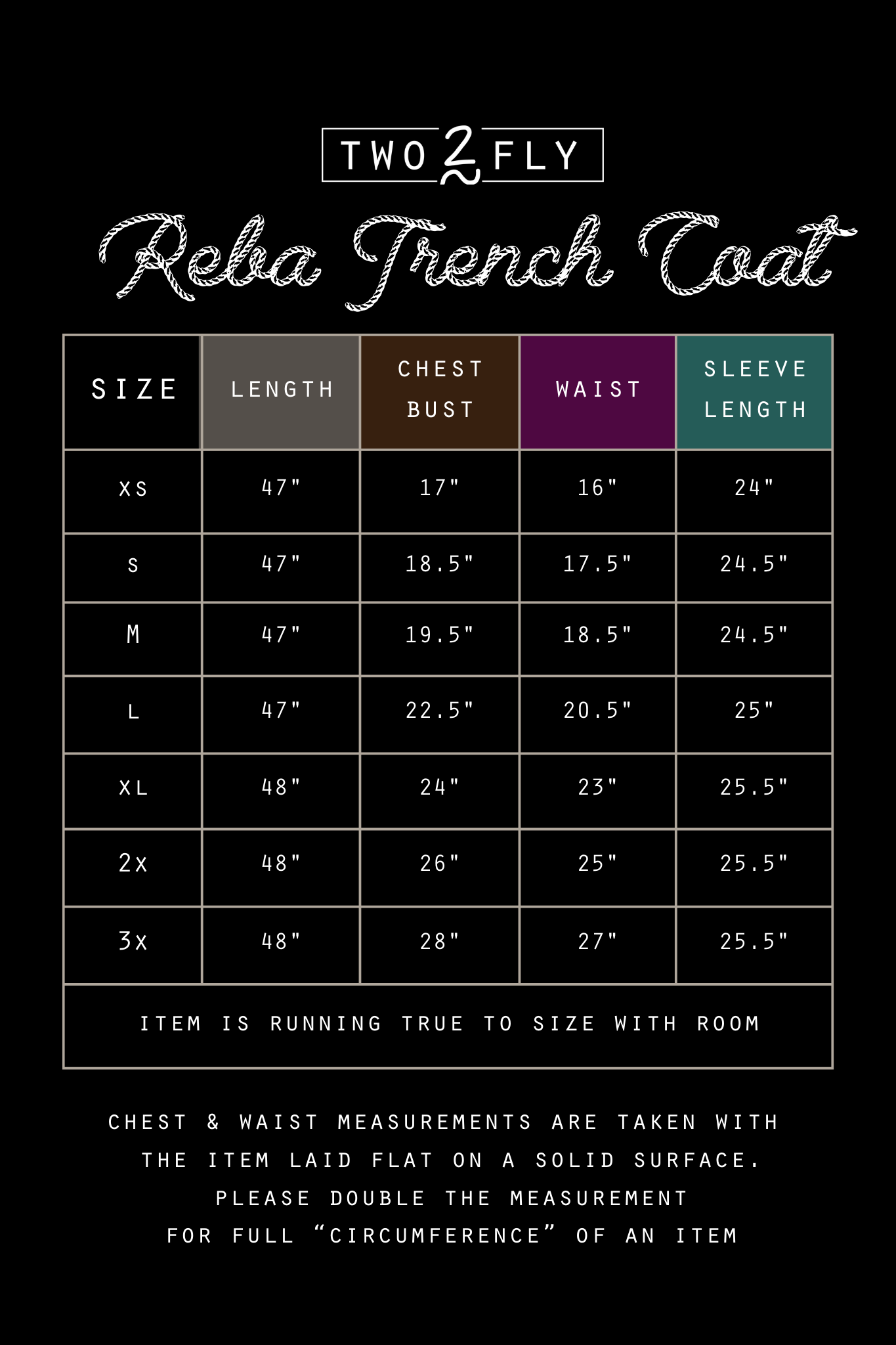 REBA TRENCH COAT [3X ONLY]