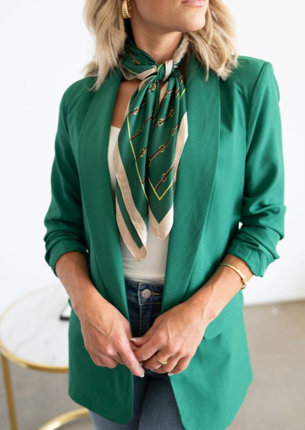 The Destiny Blazer in Green