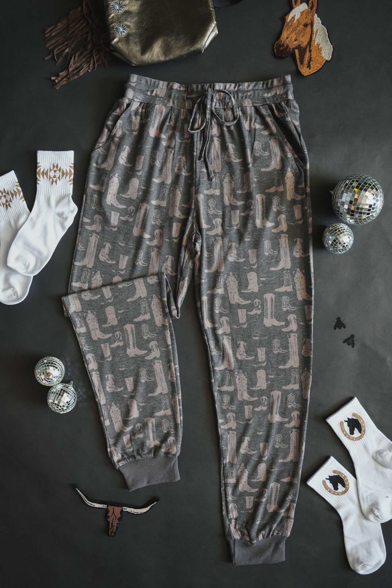 LOUNGY LARIAT JOGGERS *BOOT SCOOT