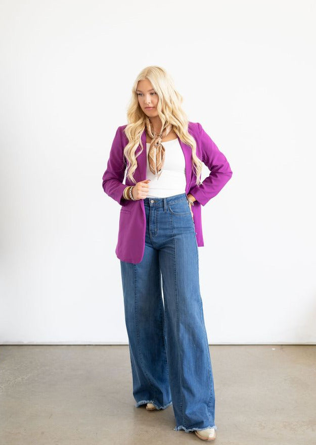 The Loretta Flares in Medium Wash