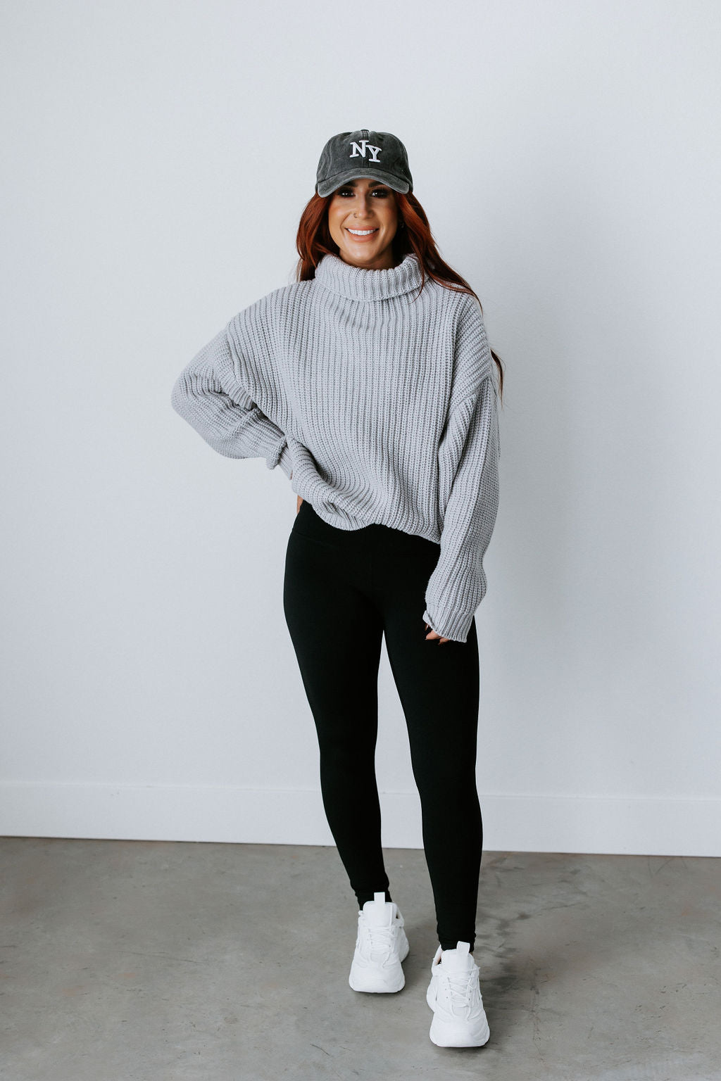 Amherst Funnel Neck Sweater by Lily and Lottie