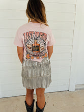 Load image into Gallery viewer, Rhinestone Fringe Mini Skirt
