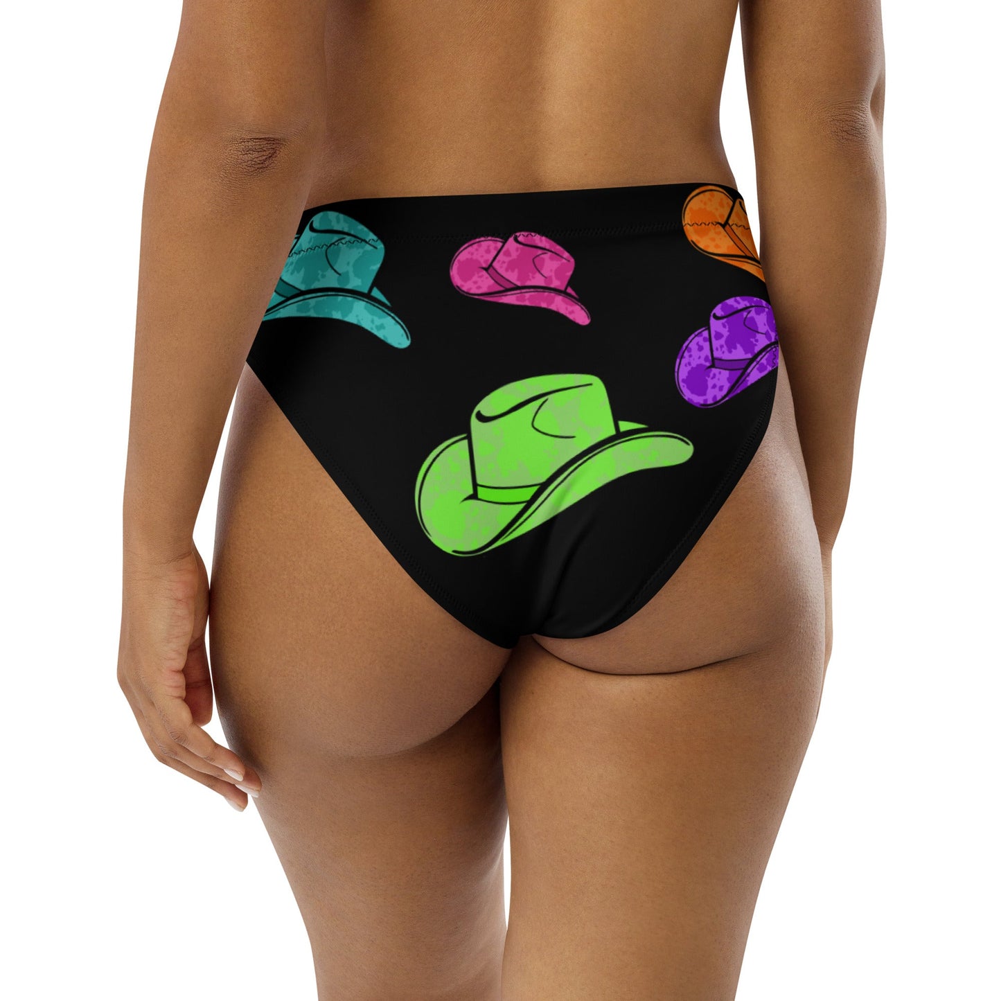 Yeehaw All Neon Hat Bikini Bottom