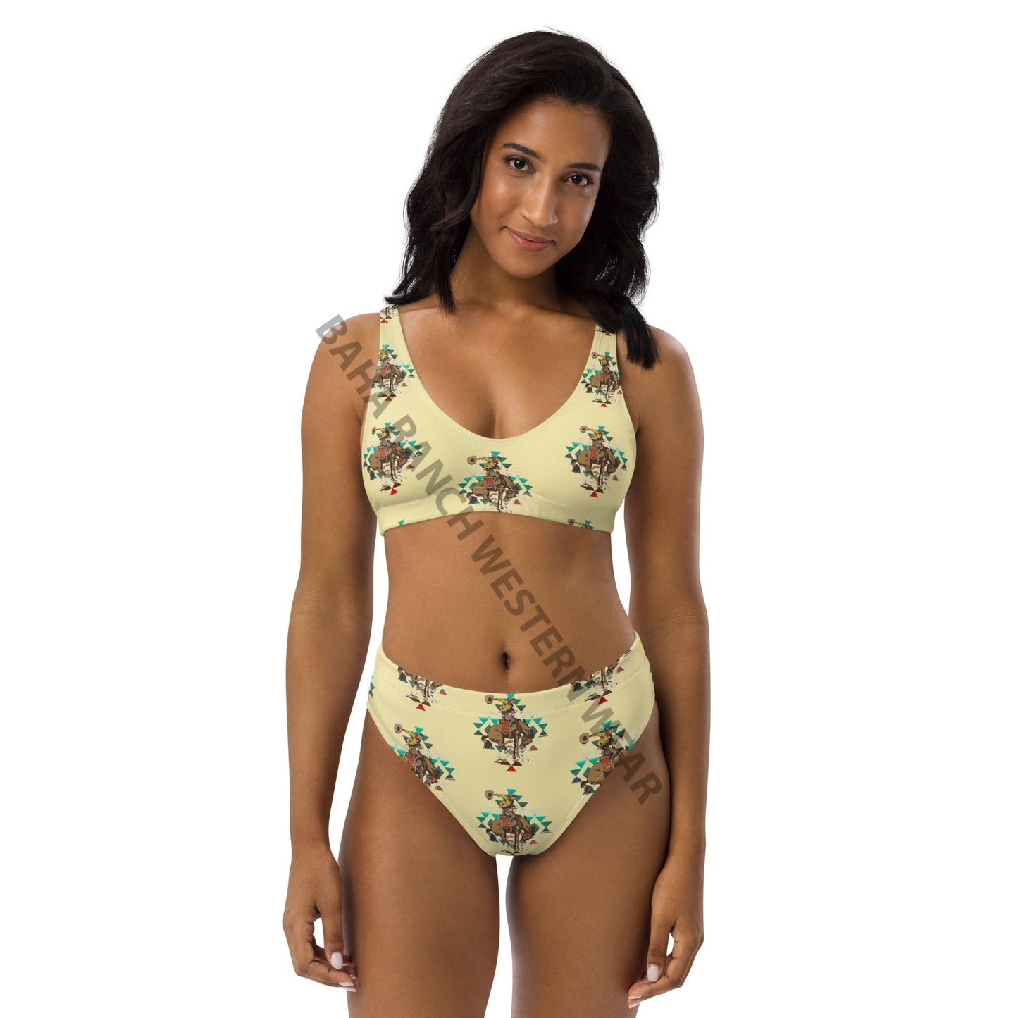 Yeehaw Let Er Buck Aztec Bronc Bikini