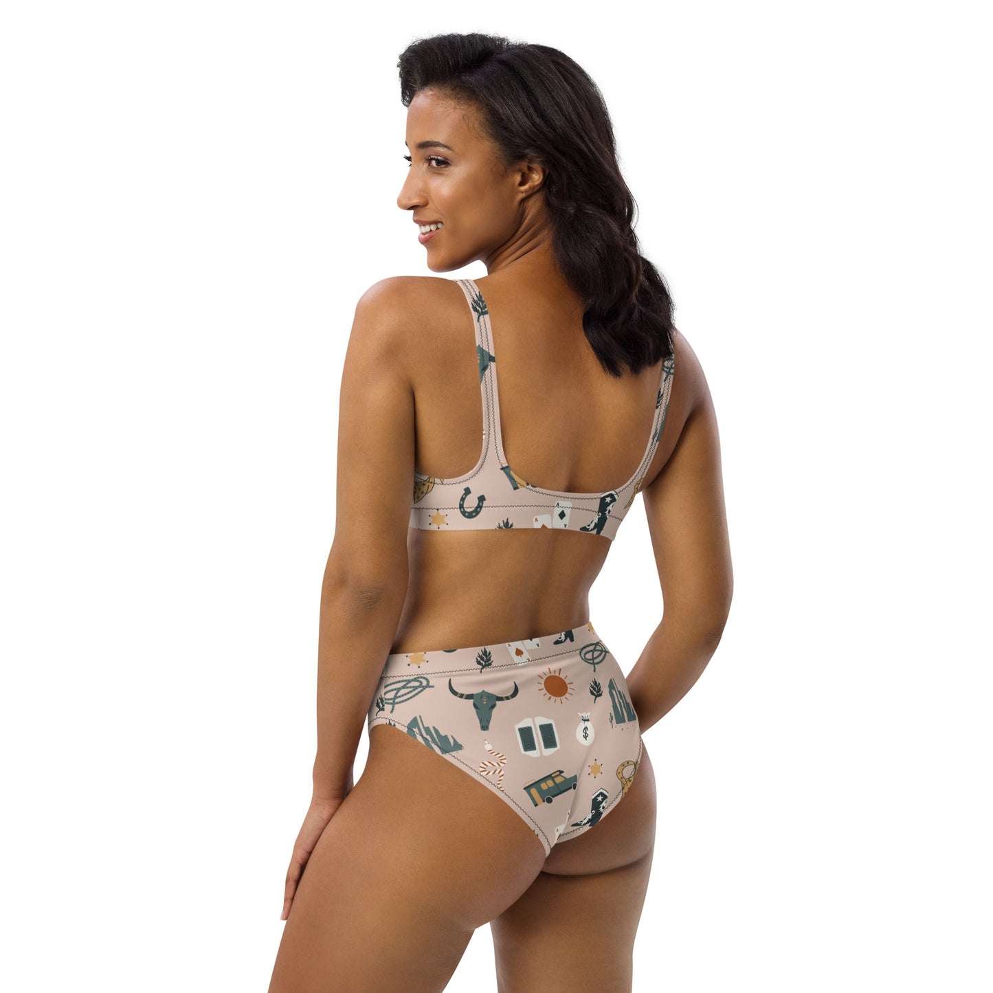 Yeehaw Western Symbols Bikini