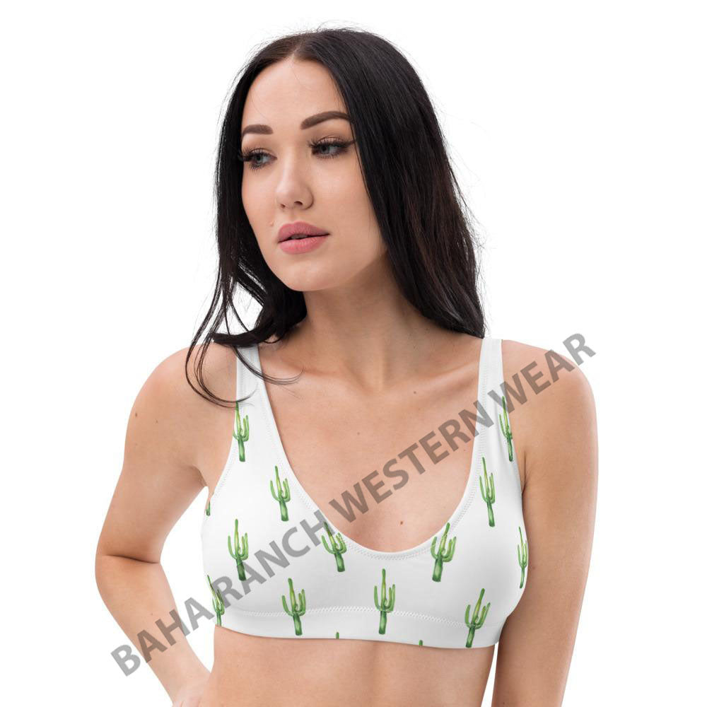 Yeehaw Cactus Bikini Top