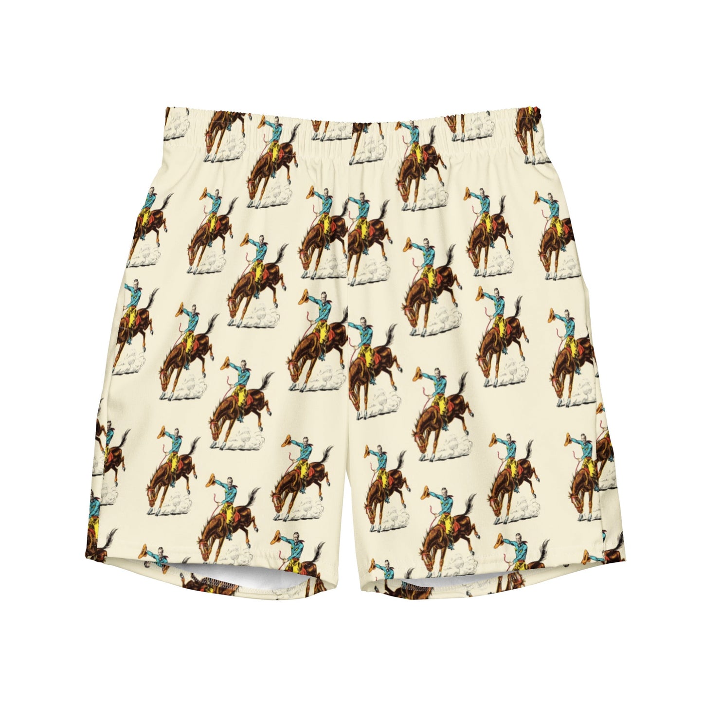 Yeehaw Vintage Rodeo Men's Swim Trunks