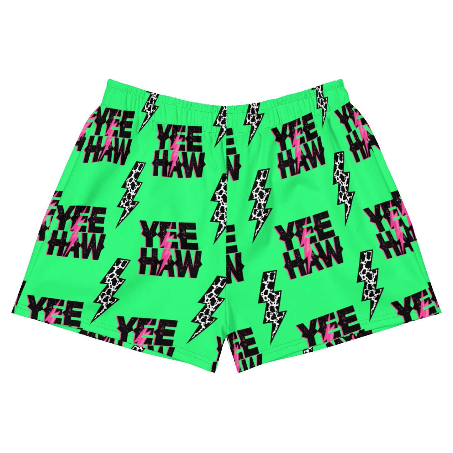 Neon Yeehaw Women’s Athletic Shorts