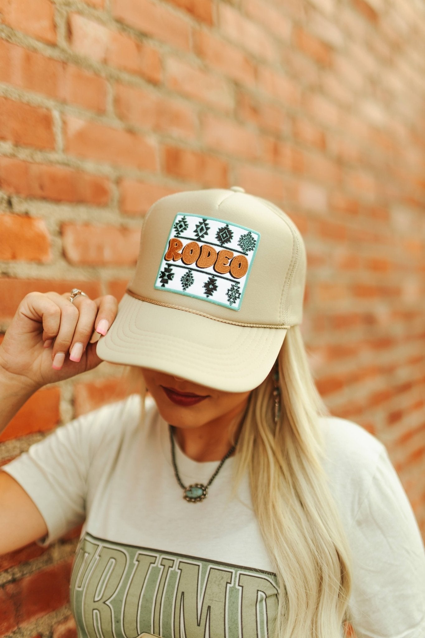 Aztec Rodeo Patch Trucker HatMultiOS