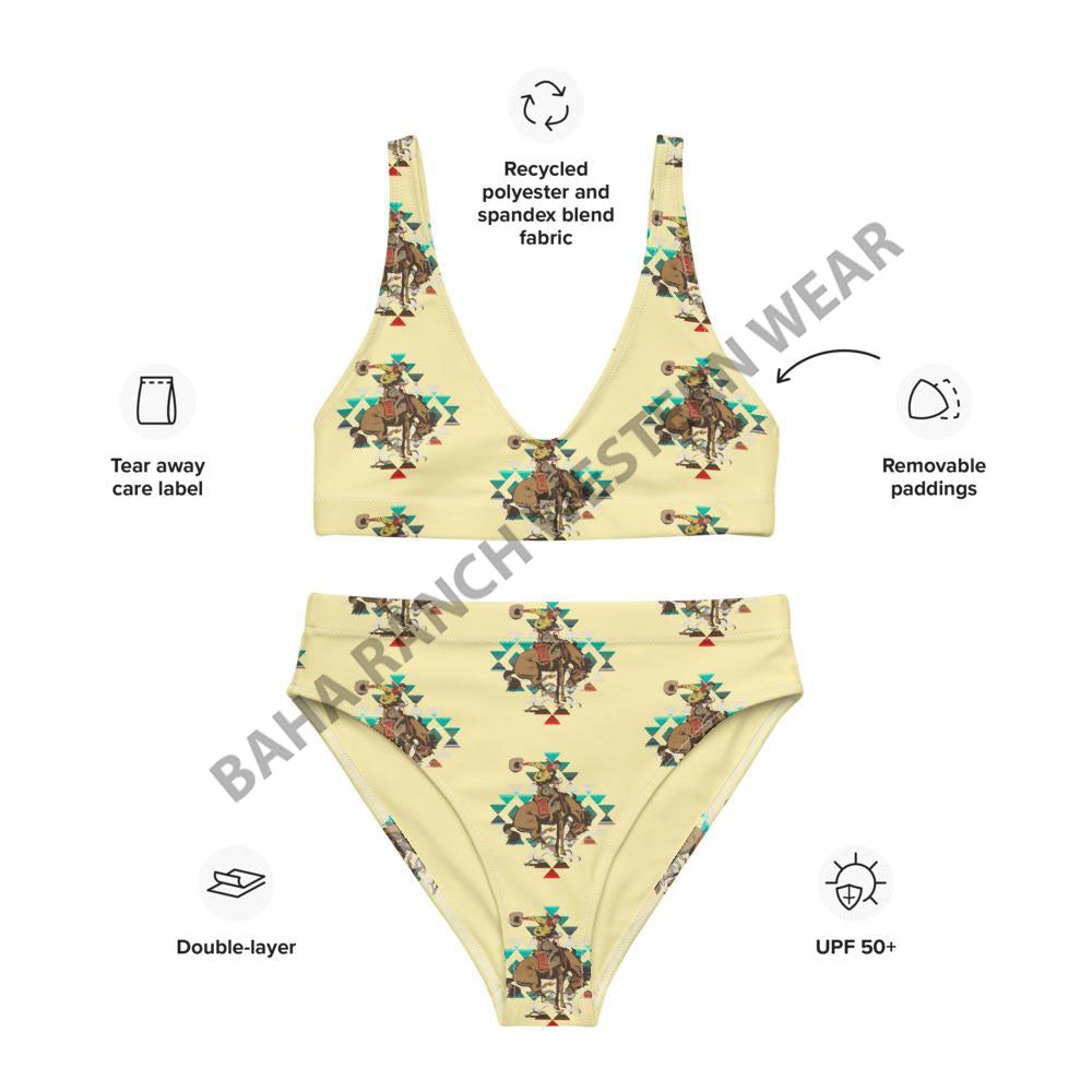 Yeehaw Let Er Buck Aztec Bronc Bikini