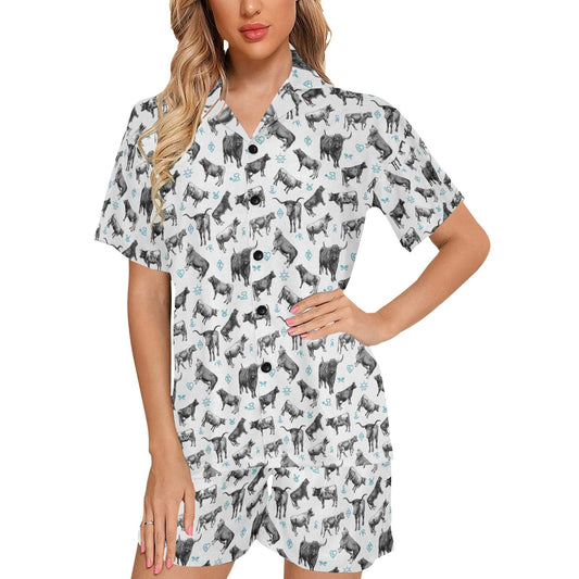 Cattle and Brands Women's Western Pajama Set