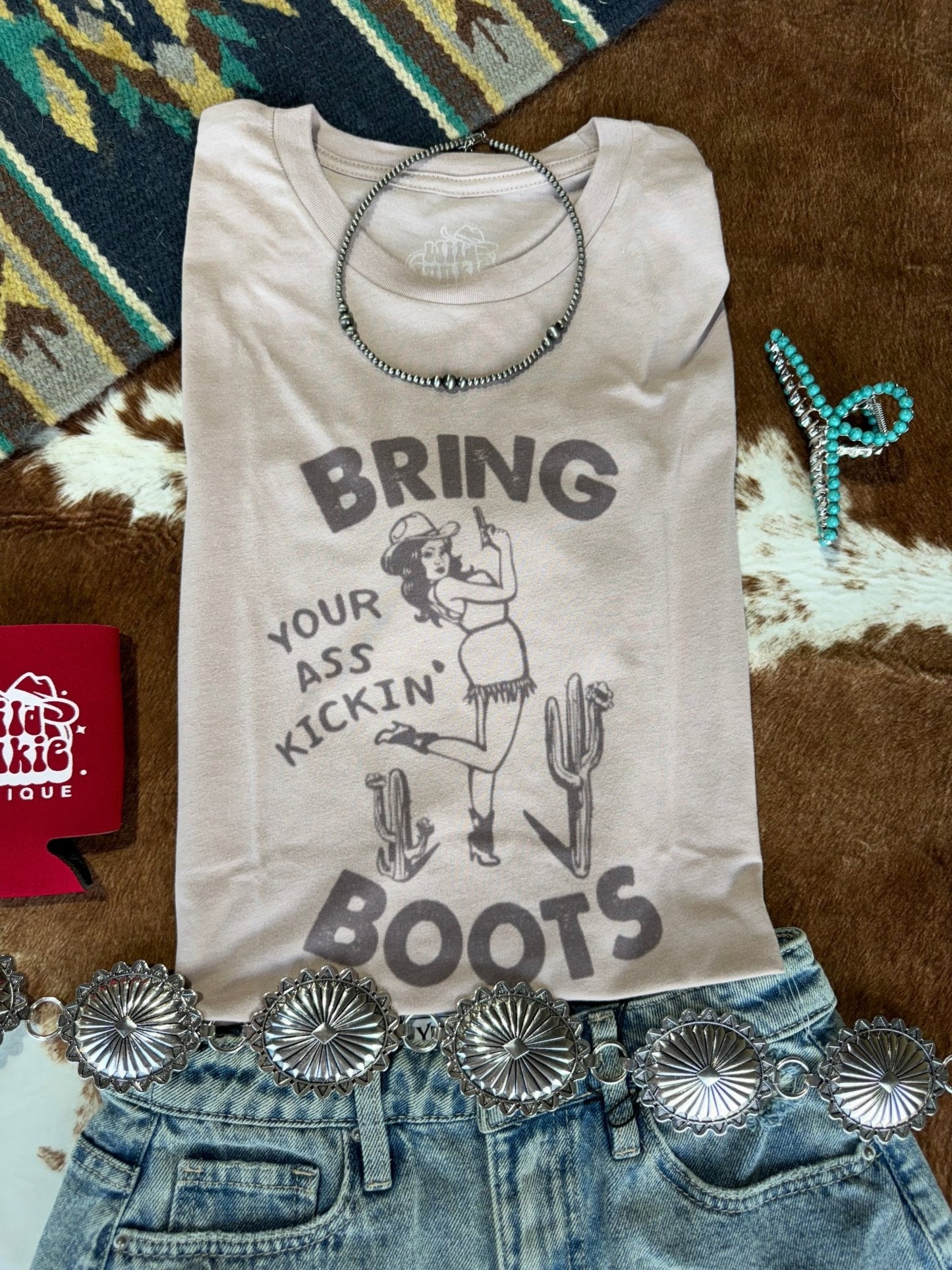 Bring Your Ass Kickin Boots Graphic Tee