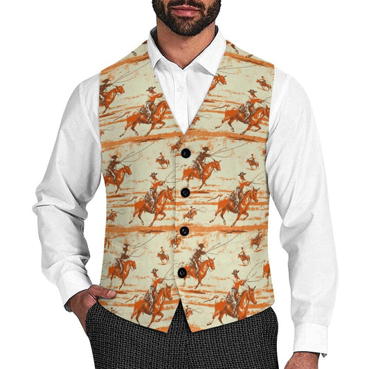 Retro Western Men's Vest