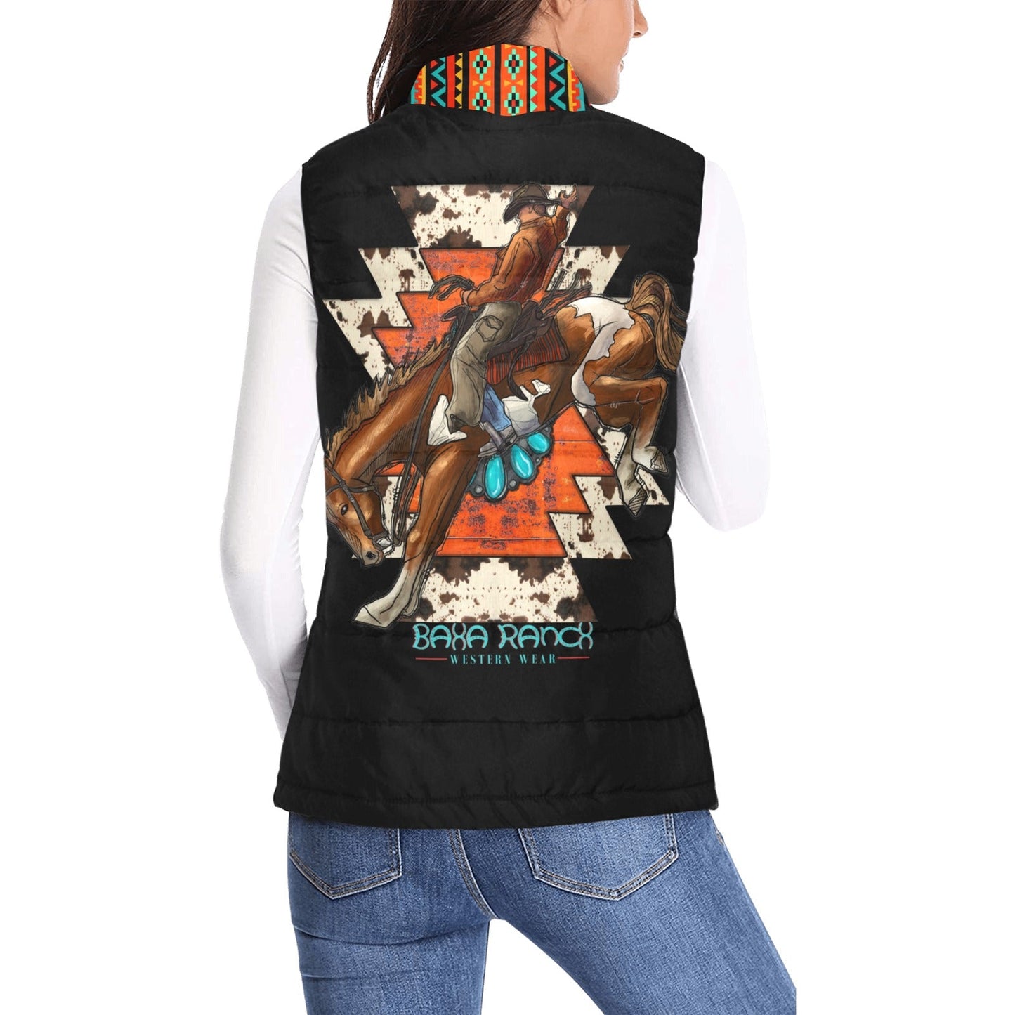 Aztec Bronc Puffy Vest