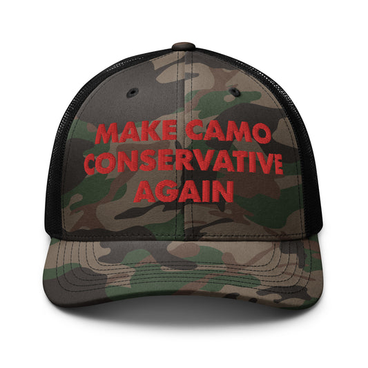 Make Camo Conservative Again Trucker Hat