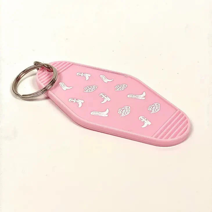 Cowgirl Charm KeychainPinkOS